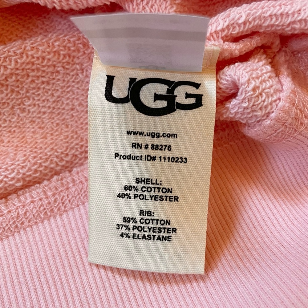 UGG Women’s Fuzzy Logo Crewneck Sweatshirt - Picture 5 of 5